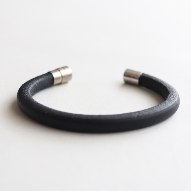 藍染レザーのブレスレット 8mm厚