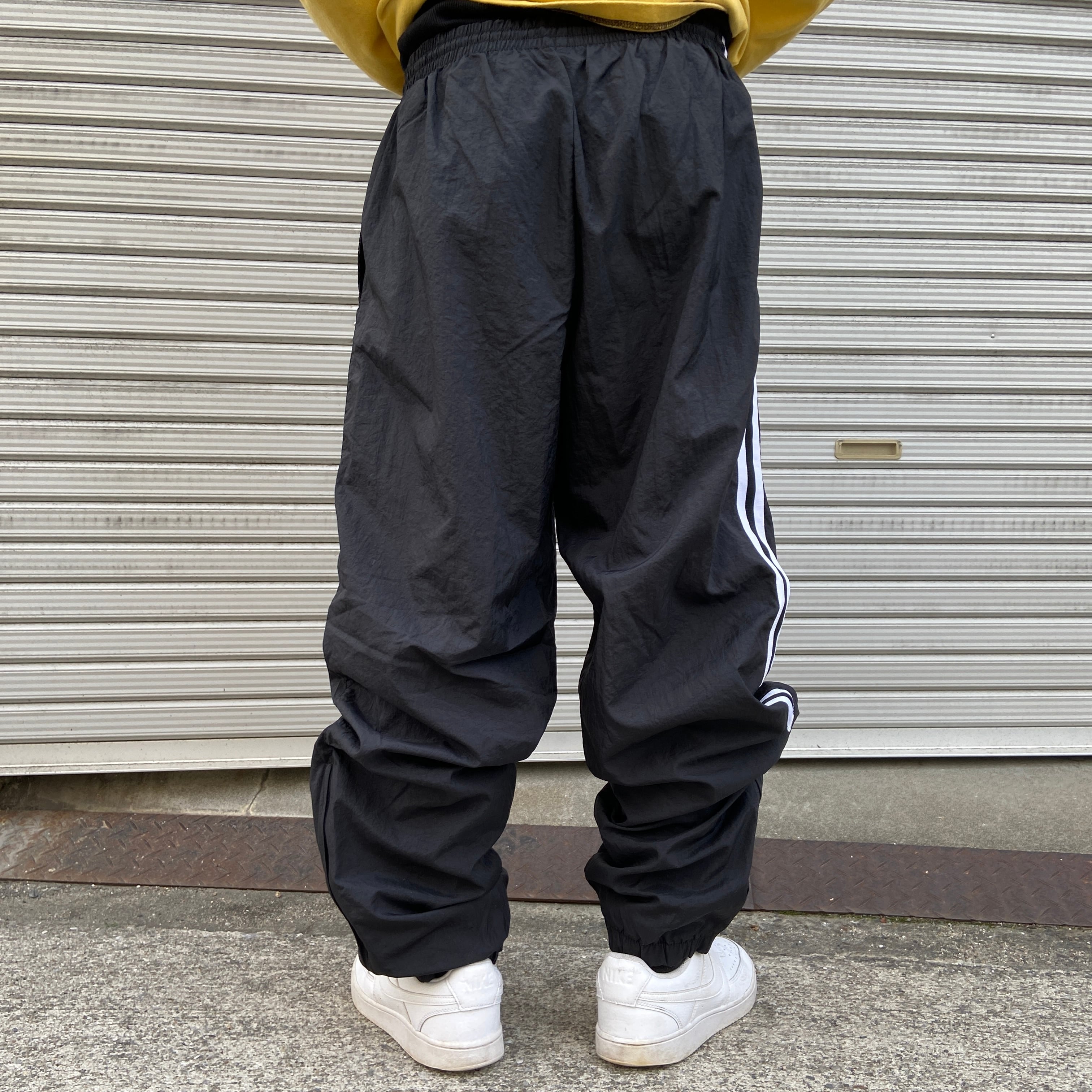 vintage 90's NIKE ナイキ ナイロンパンツXL 黒 ブラック