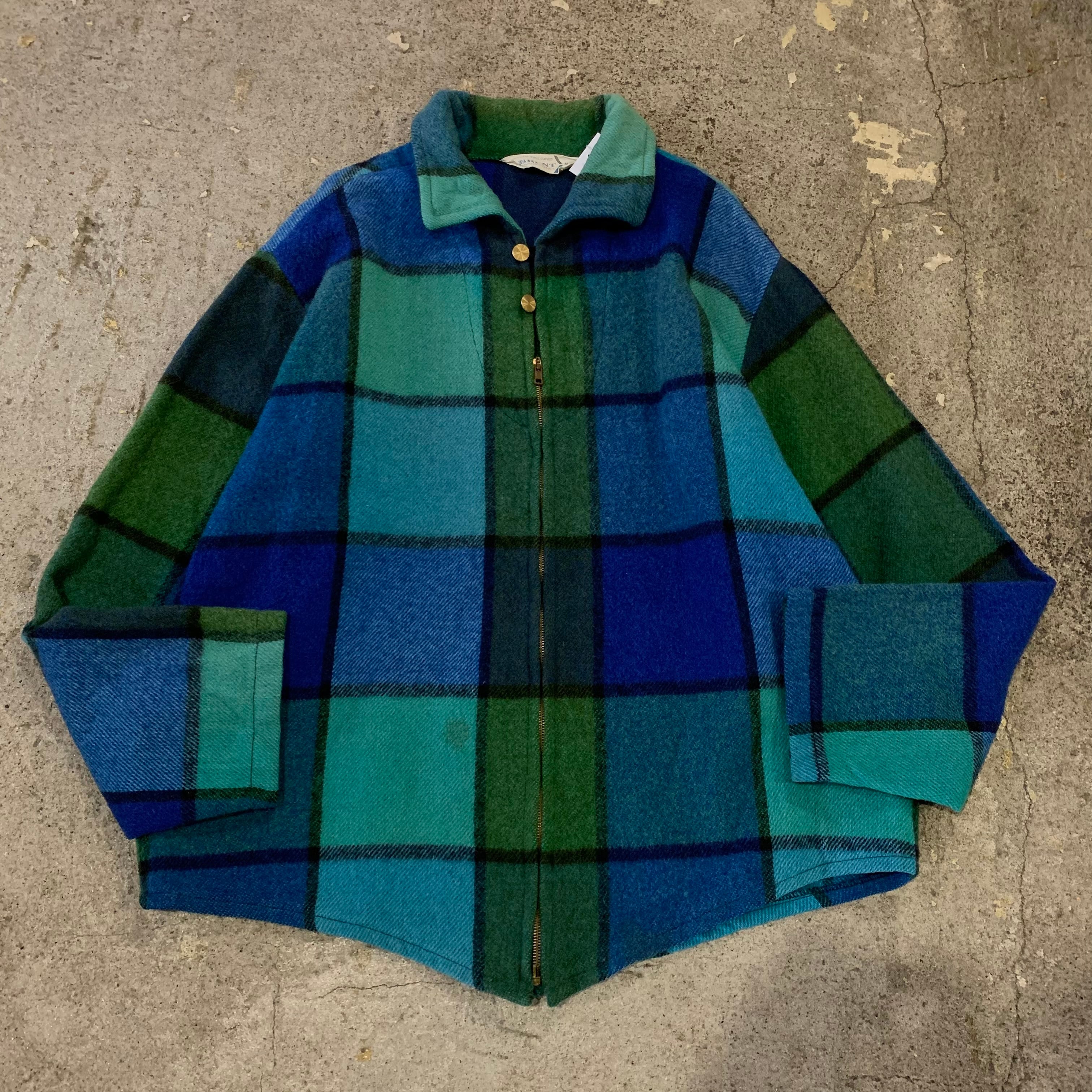 50s〜 BLENT design zip up shirt | What