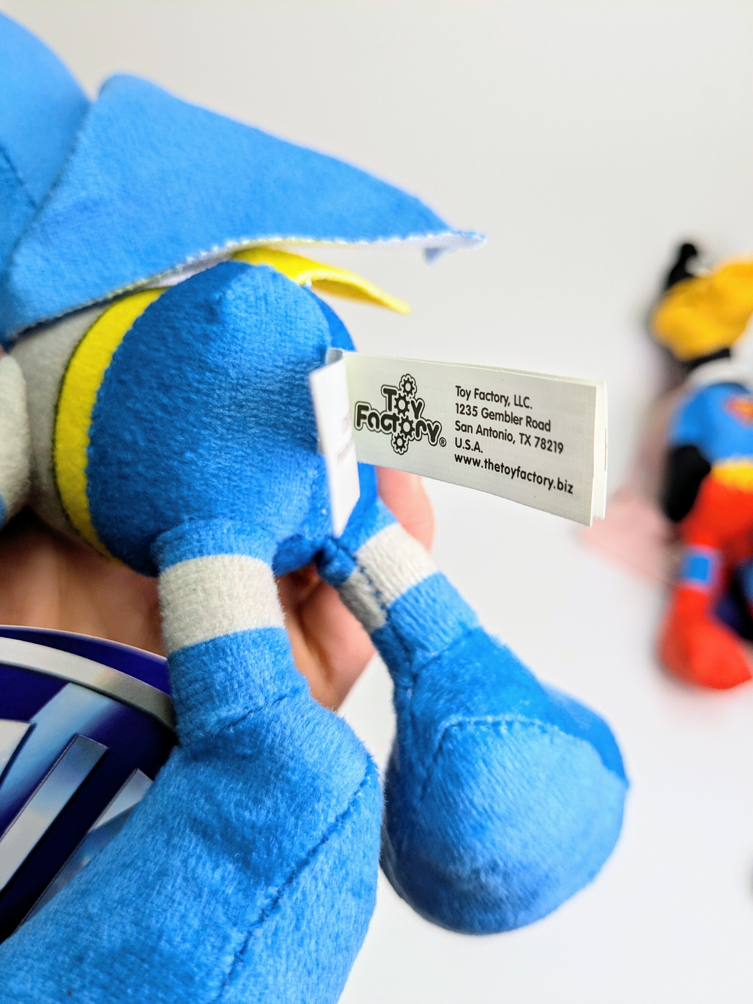 TOY'S FACTORY 【Looney Tunes Superhero/SUPER MAN/Daffy Duck/Plush Toy ワーナー・ブラザース、WB Warner Brothers）（ルーニー・テューンズ /スーパーマン /スーパーヒーロー / ダフィー・ダック/プラッシュトイ）ぬいぐるみ 】〚アメリカン雑貨 アメトイ〛