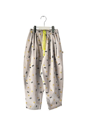 【MIN-NANO×frankygrow】M&SB PATTERNED TEPERED PANTS col.BEIGE / 3