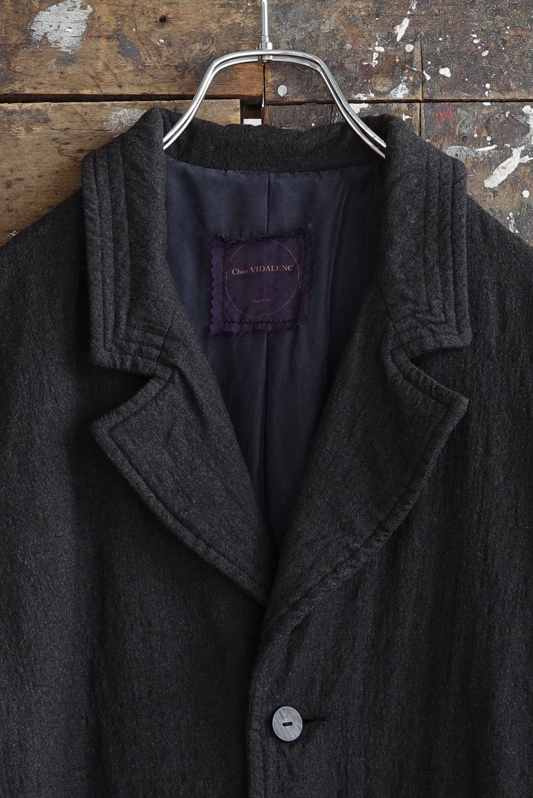 CHEZ VIDALENC - JACKET TIPPI / BOILED WOOL (30%off) | Brownie