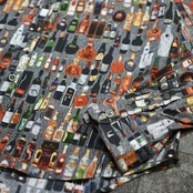 various beer pattern shirt