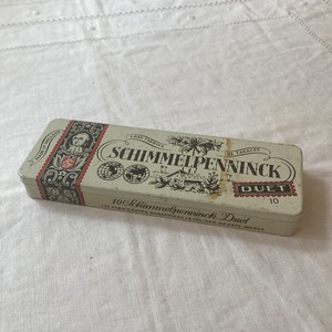 フランスヴィンテージ ブリキ缶｜葉巻タバコ用 「シンメルペニンク・デュエット」 オランダ製 ｜1950年代