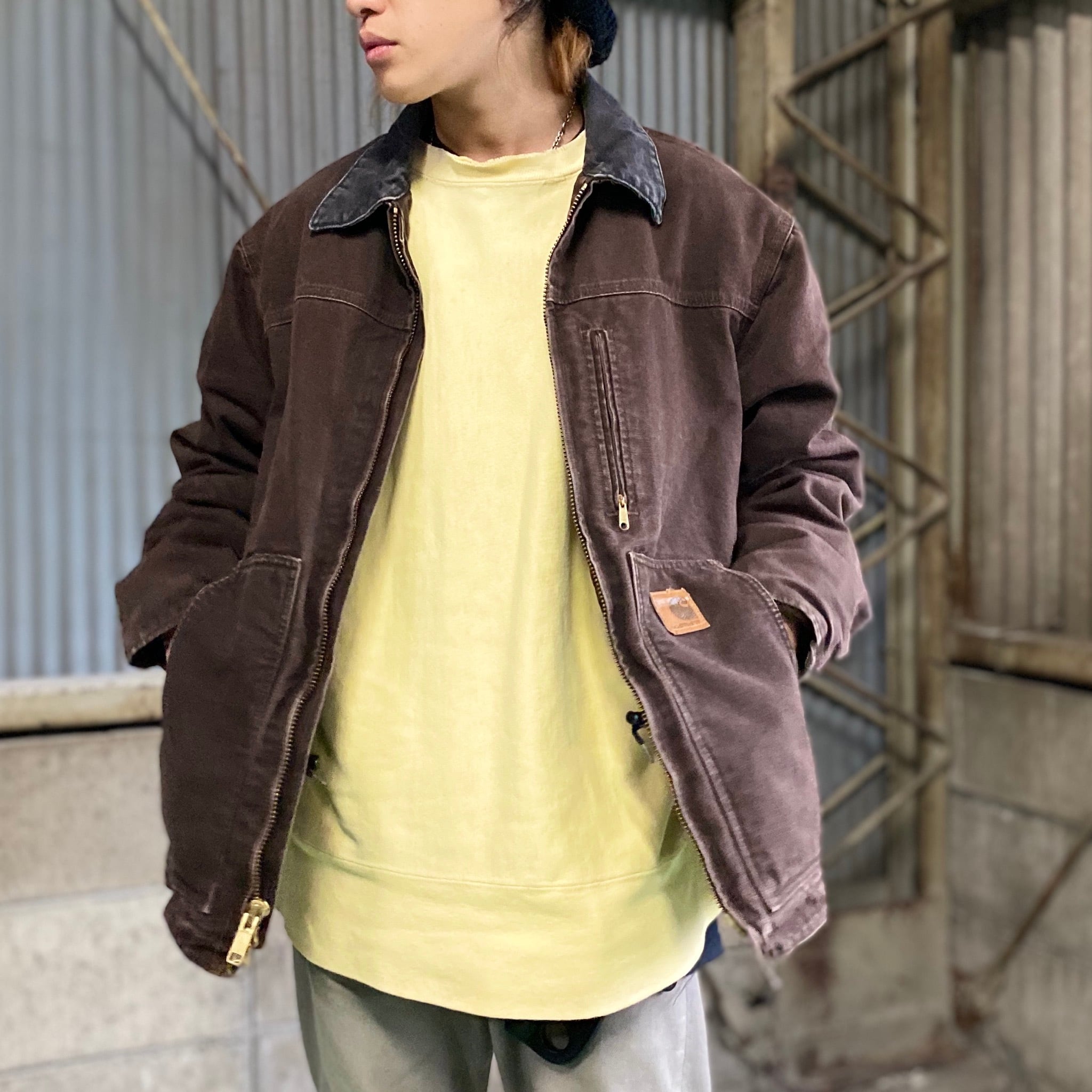 専用デザイン】カーハートcarhartt カバーオールダックJKT フード取外