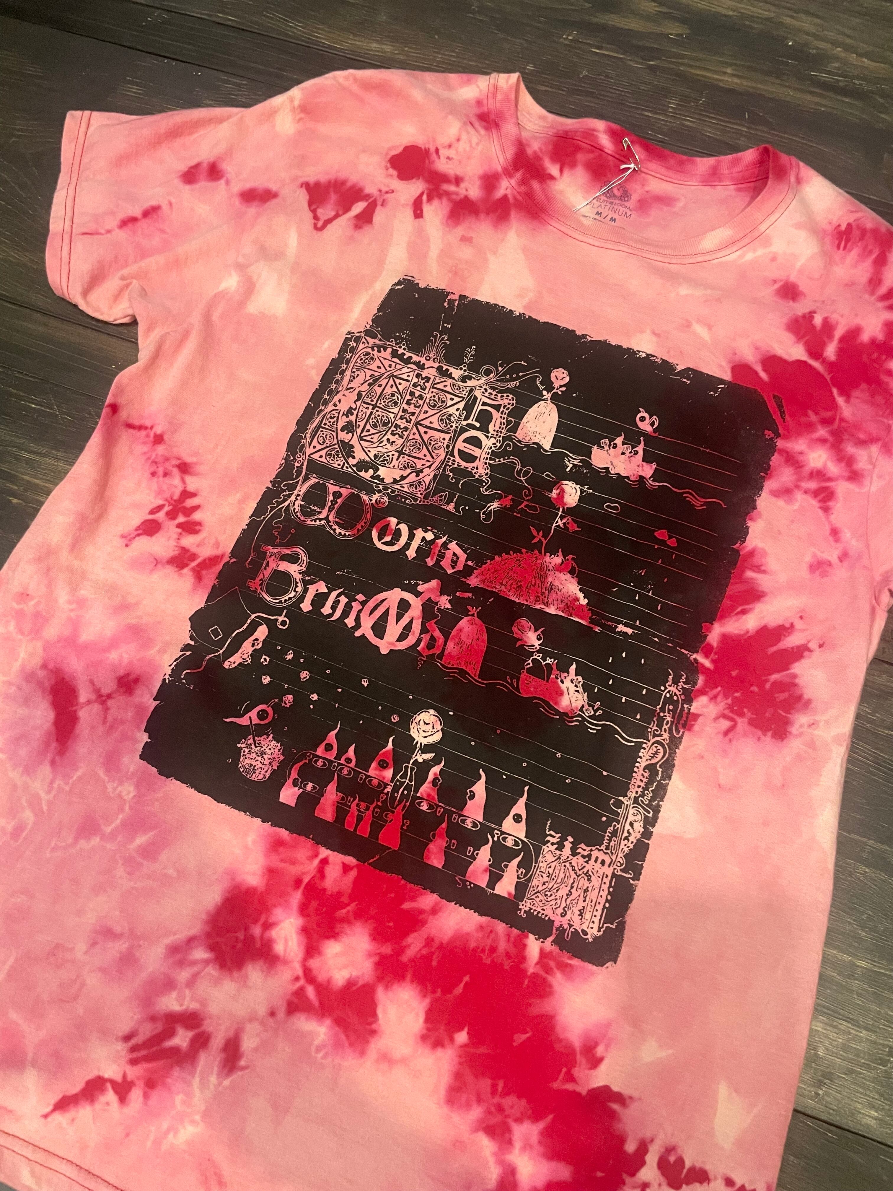 used bleach t-shirt[Rose]