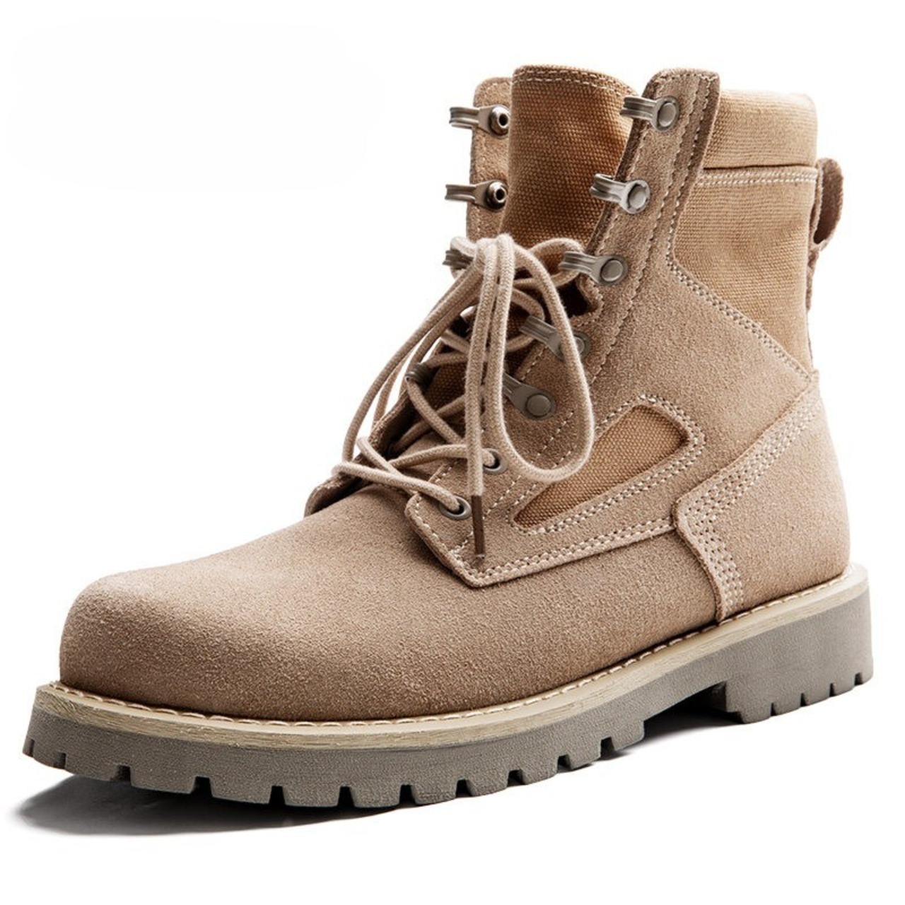 Sand Suede Lace-Up Boots / サンド スエード レースアップ ブーツ