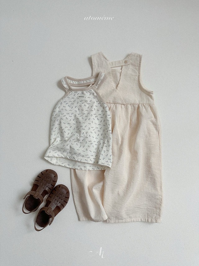 〘予約〙atomeme / Rene Flower Halter-neck Top