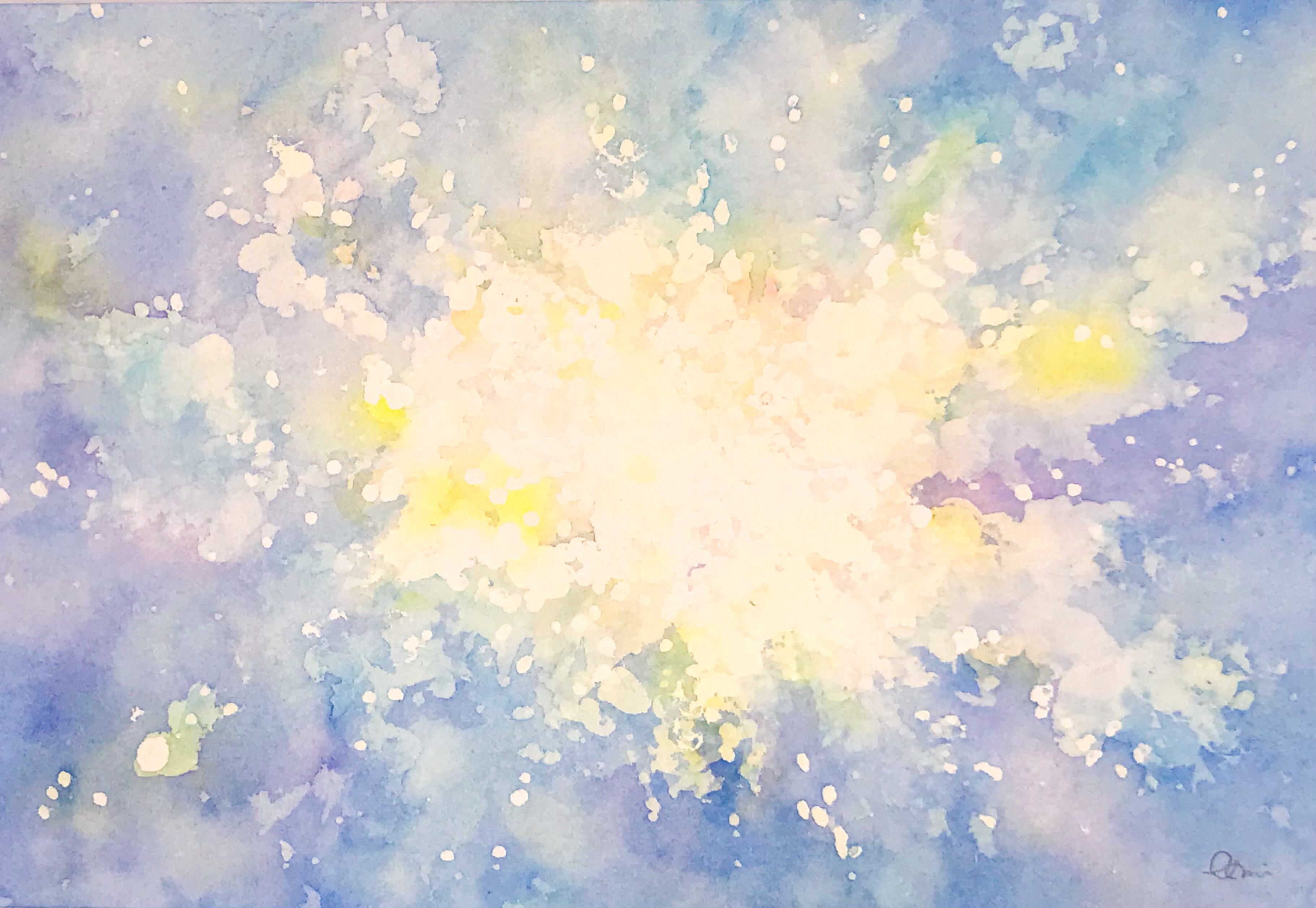 原画 【 揺らぐ 】 アート 桜源郷の鳥(原画) | YUKO's ART GALLERY スクラッチアートの世界