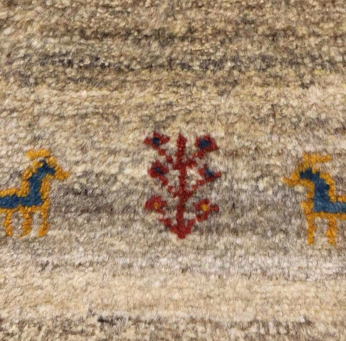 ペルシャギャッベ( ギャベ )ラグ ベッドサイド 廊下 ランナー No.GK