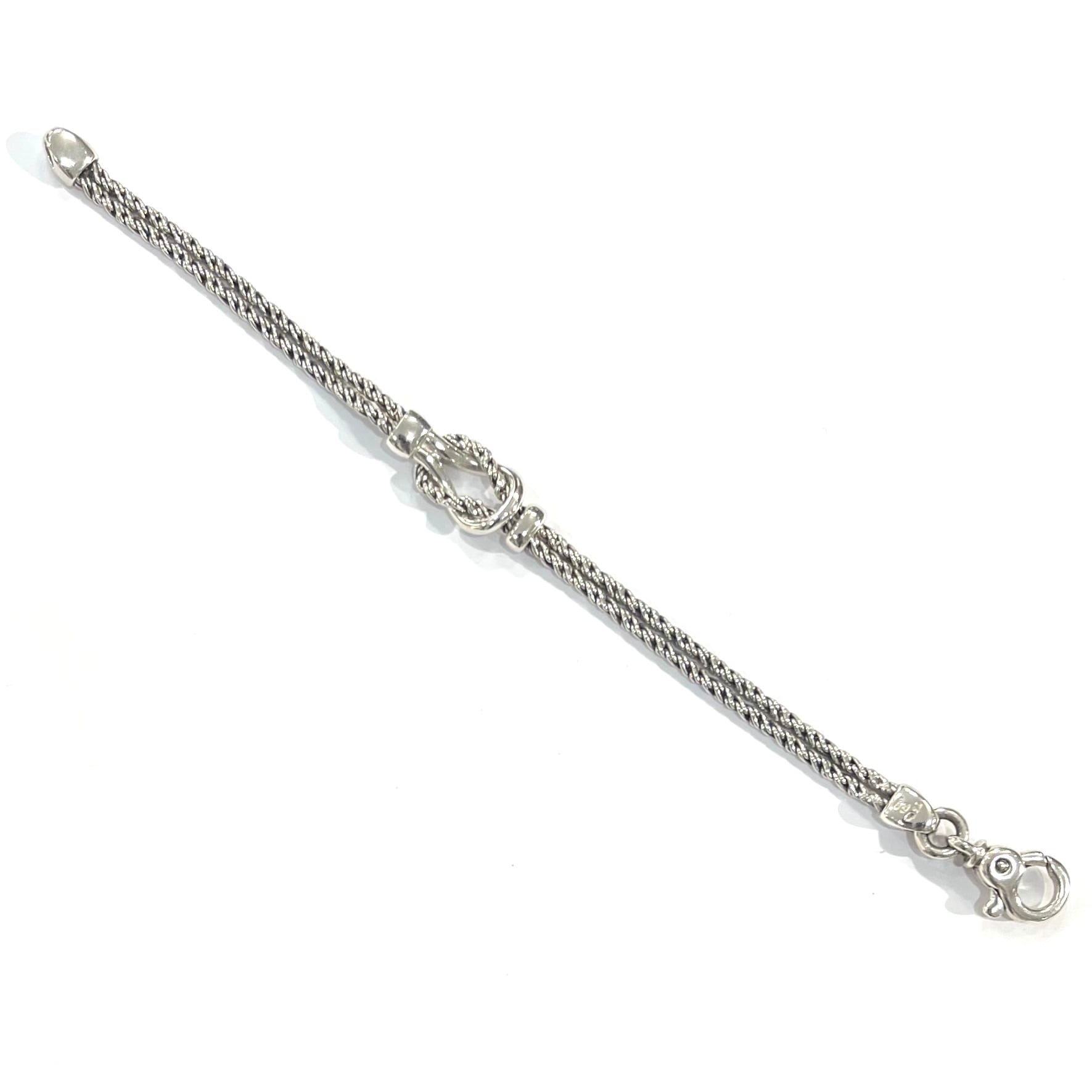 希少【TIFFANY&CO.】 2647 ティファニー アンドコーダブルロープ