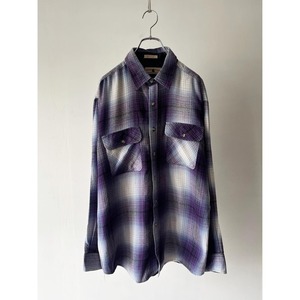 -north west- purple shadow check shirt
