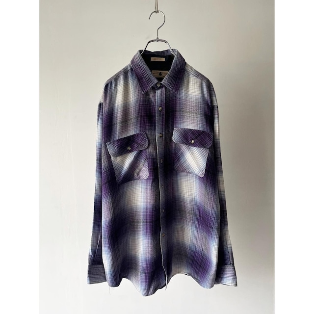 -north west- purple shadow check shirt