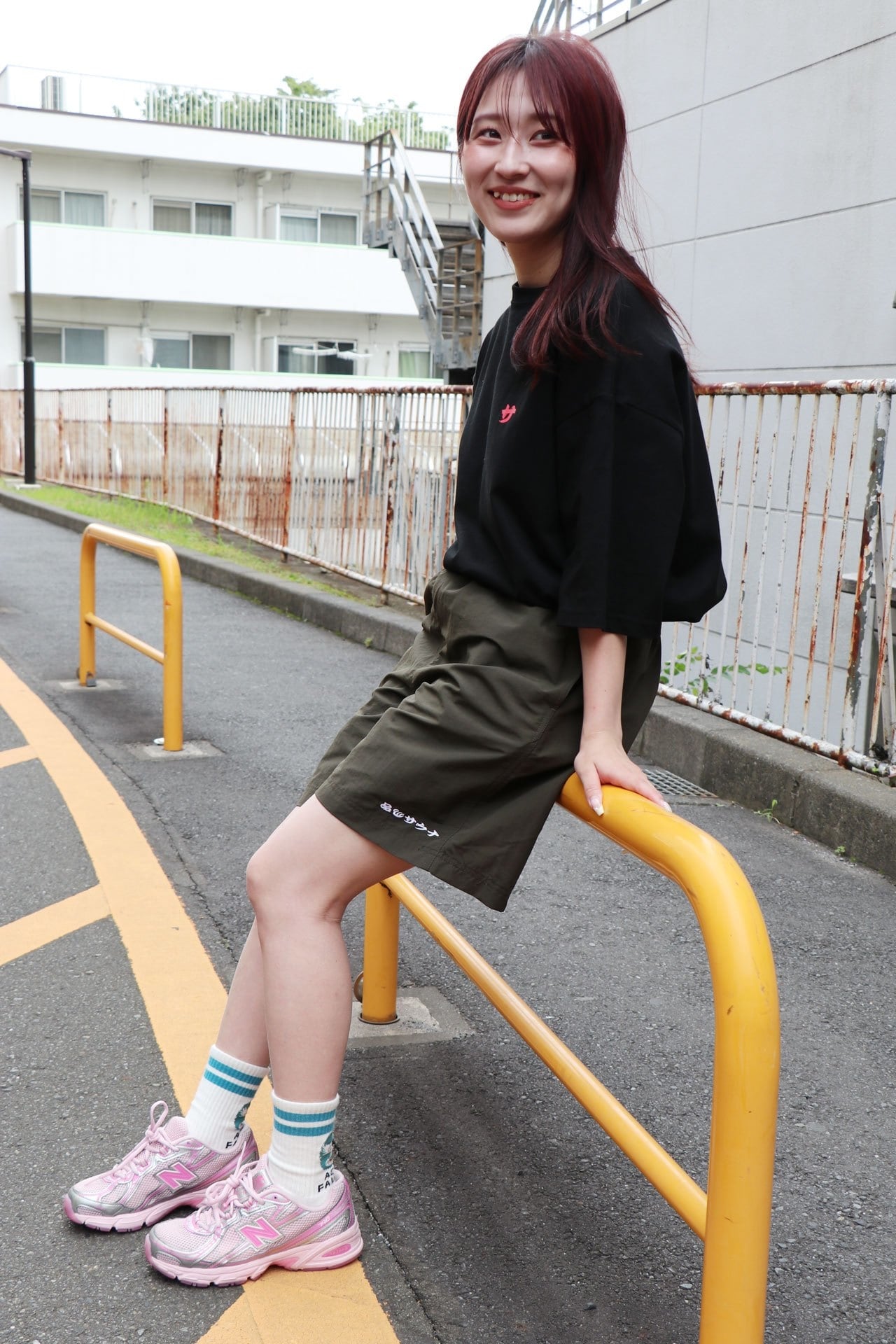NODACTナイロンハーフパンツ（オリーブ） | 品川サウナ｜公式
