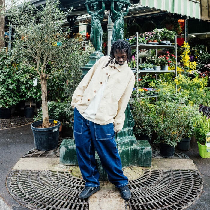 未使用難ありAP STUDIO【グリーンバター】ベージュJacket GREEN BUTTER/グリーンバター】Cotton Layered Trucker Jacket（その他