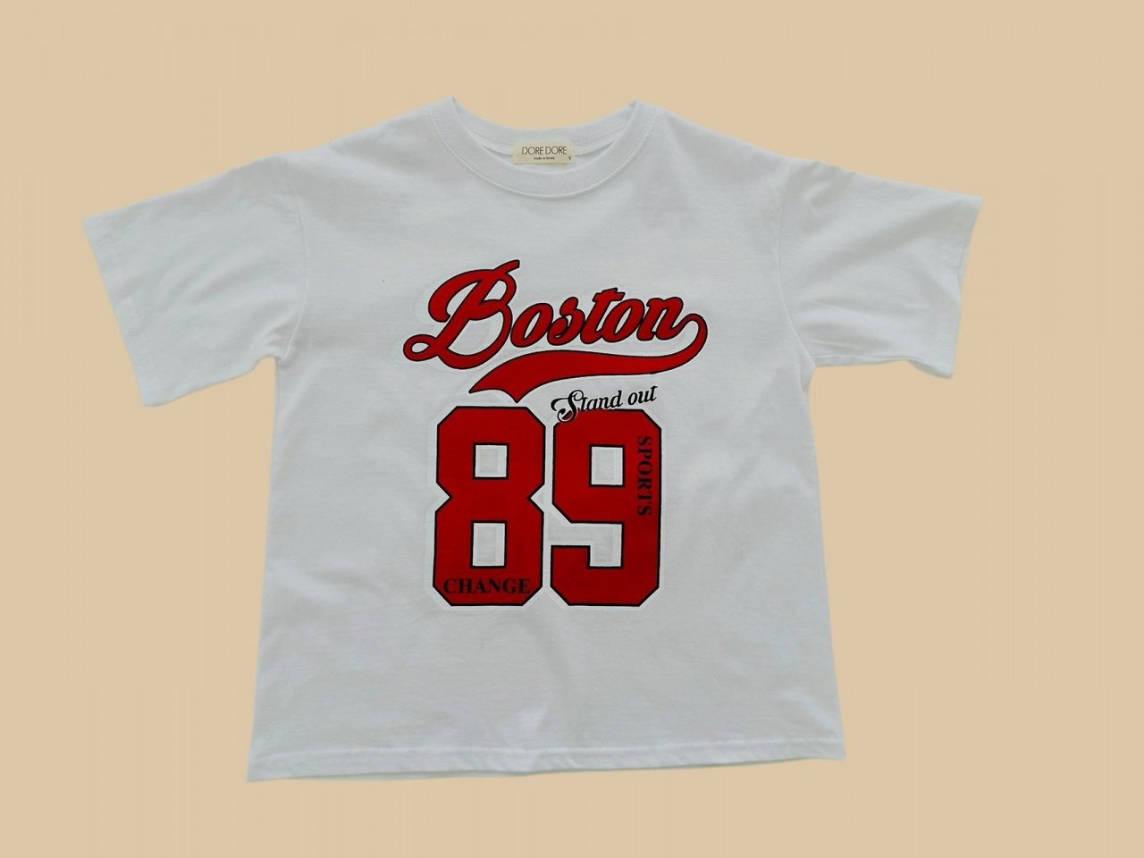 [DOREDORE] Boston T-shirt (17/19) / [도레도레] 보스톤티셔츠 (17/19)