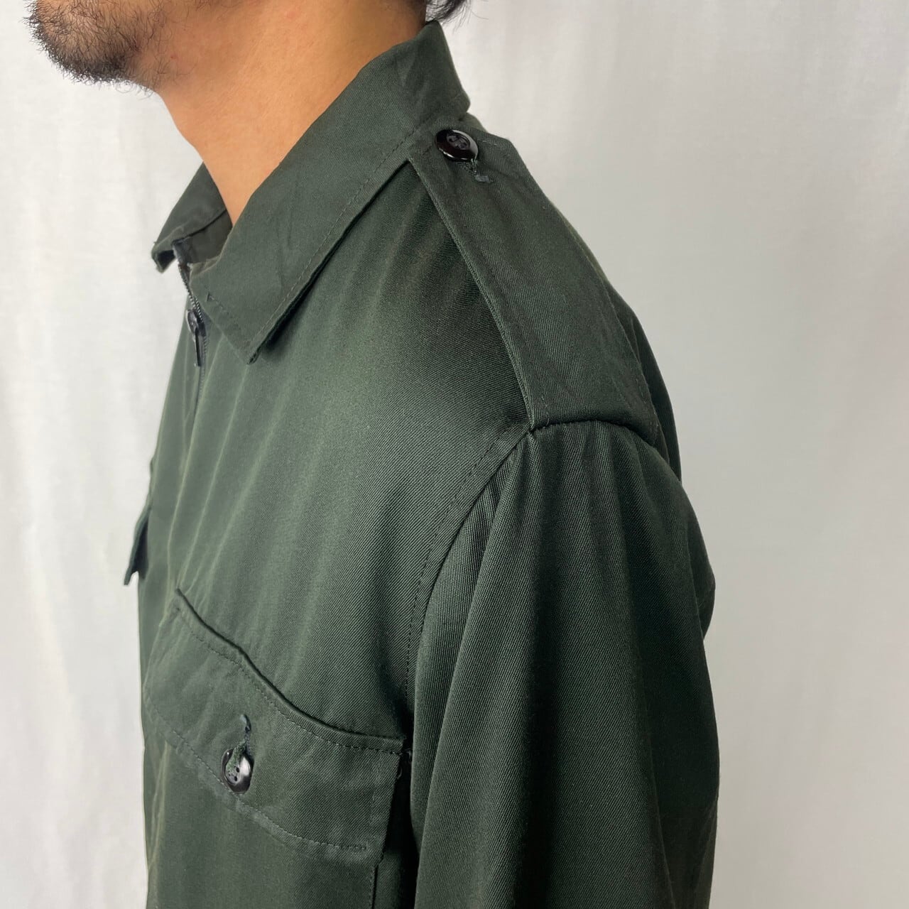 70年代 カナダ軍 2ポケット ワークジャケット ファティーグジャケット