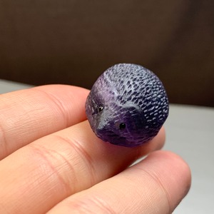 024.可愛い色合い☆フローライト ハリネズミ