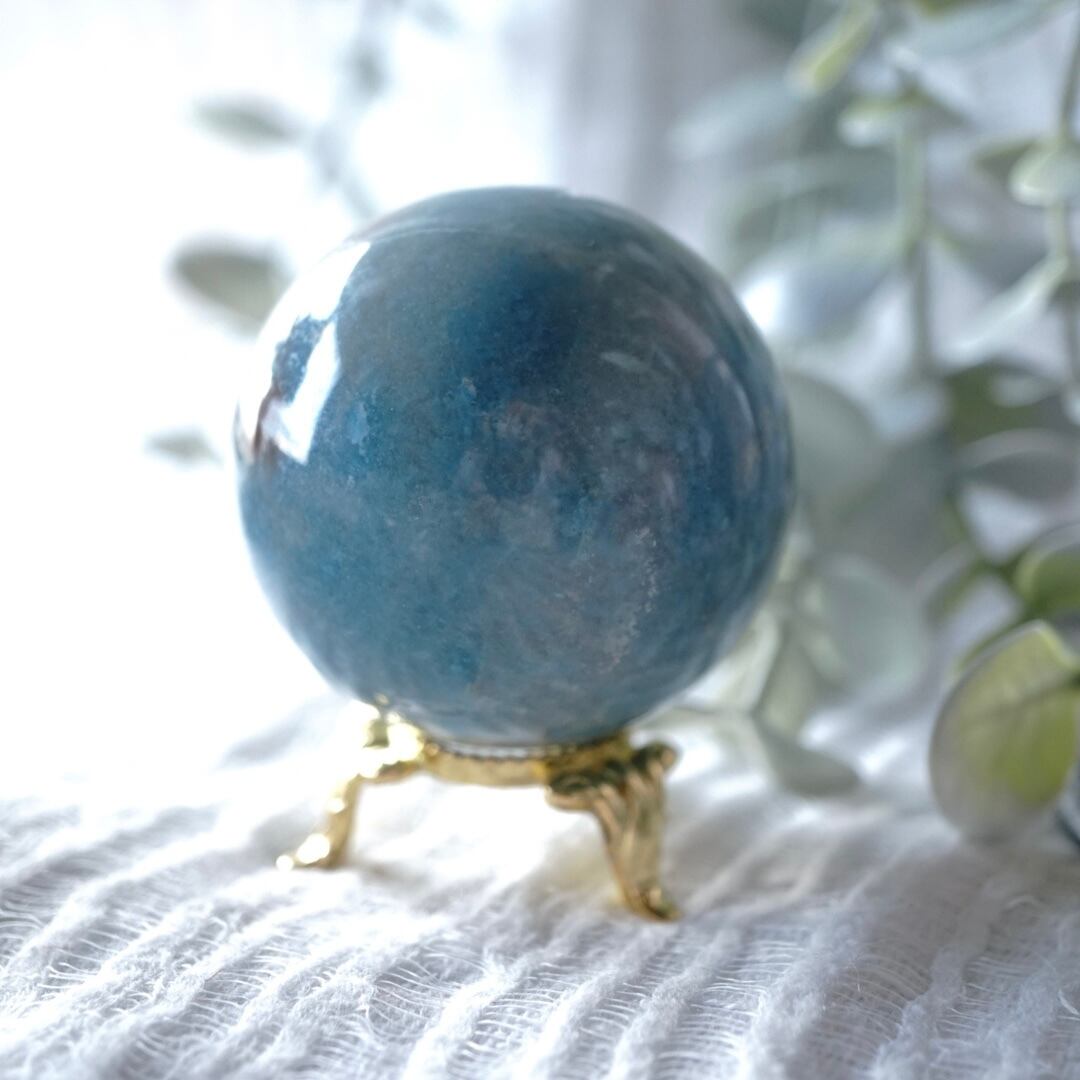 【トロレアイトインクォーツ】青銅の星のスフィア