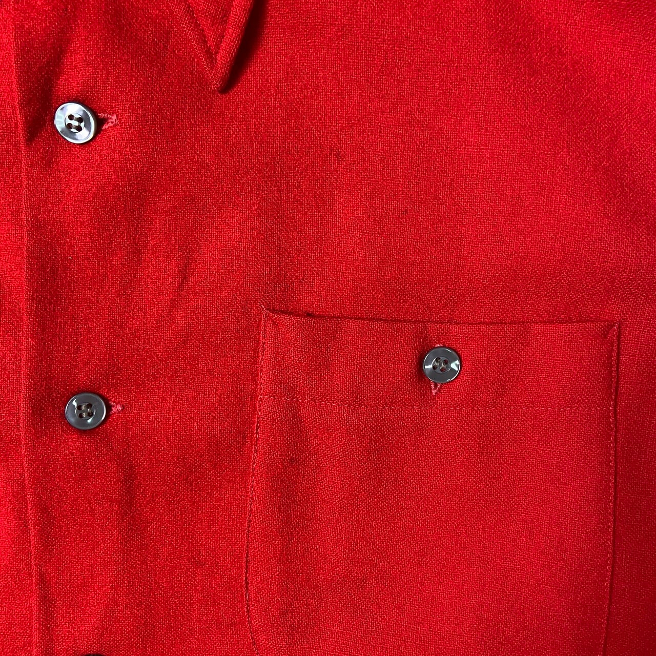 60年代 USA製 PENDLETON ペンドルトン ウールシャツ 開襟 メンズL 古着