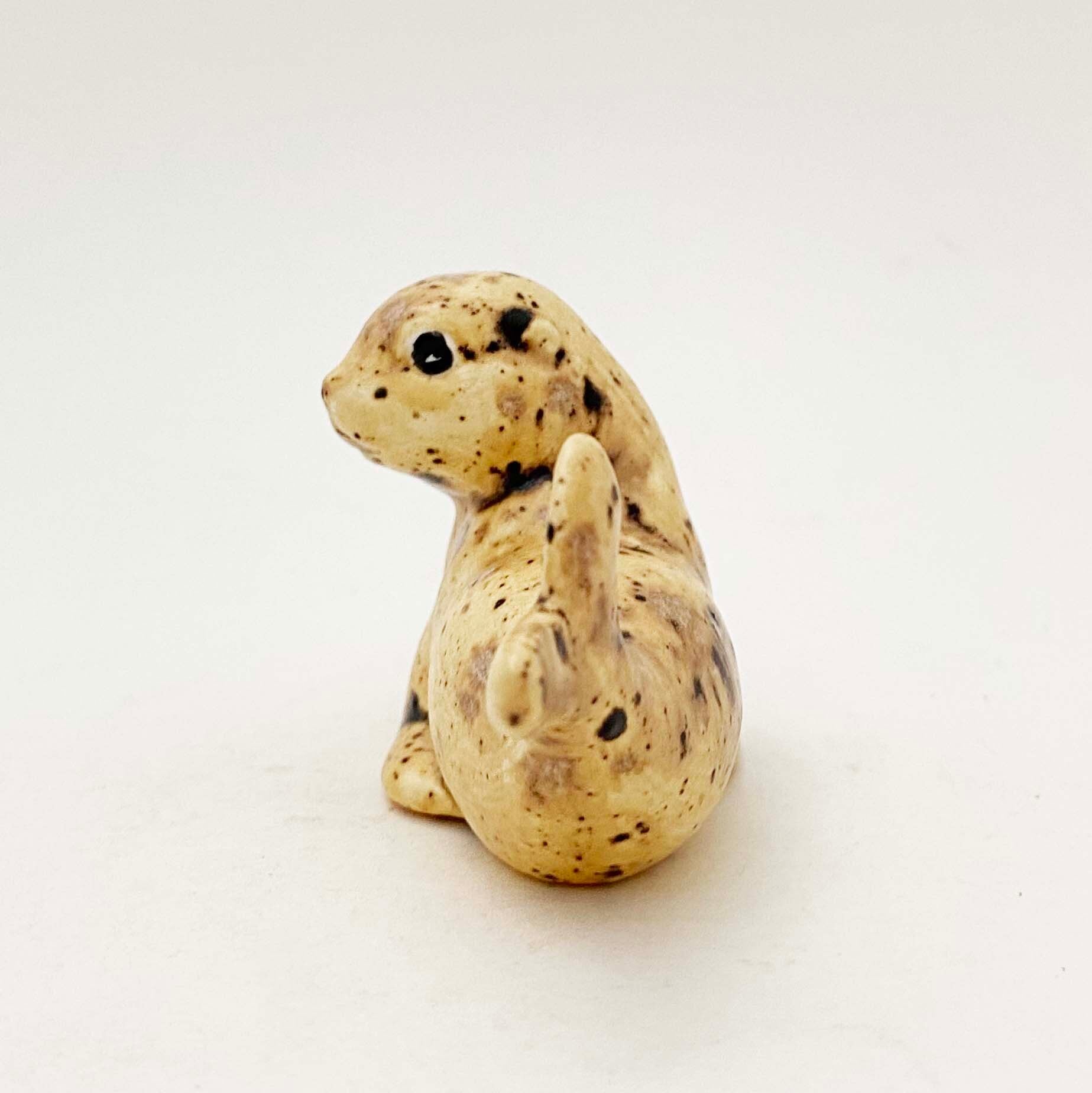 陶器のアザラシ(アラスカ土産)