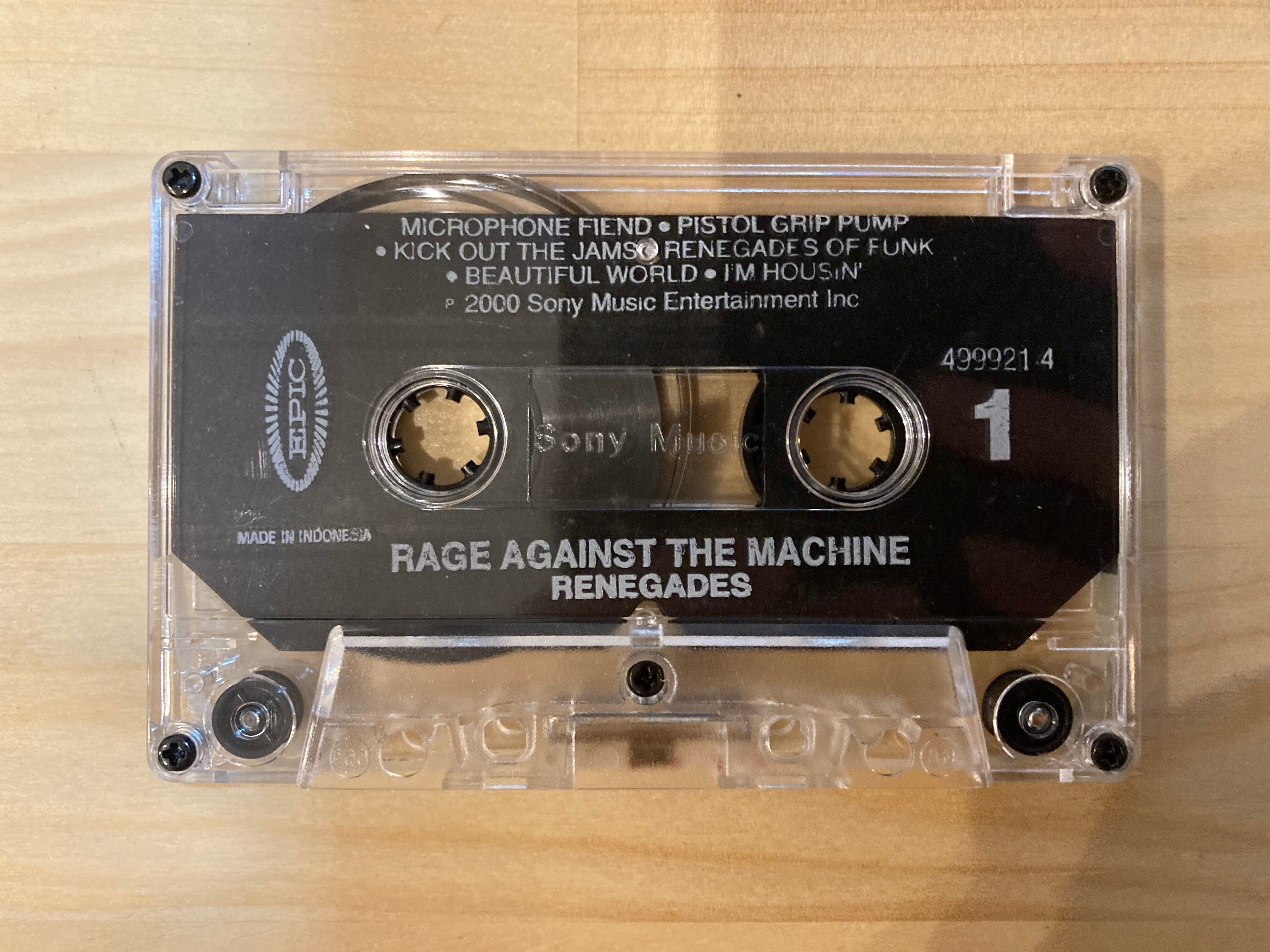 RAGE AGAINST THE MACHINE / RENEGADES | sixteen records (シックス ...