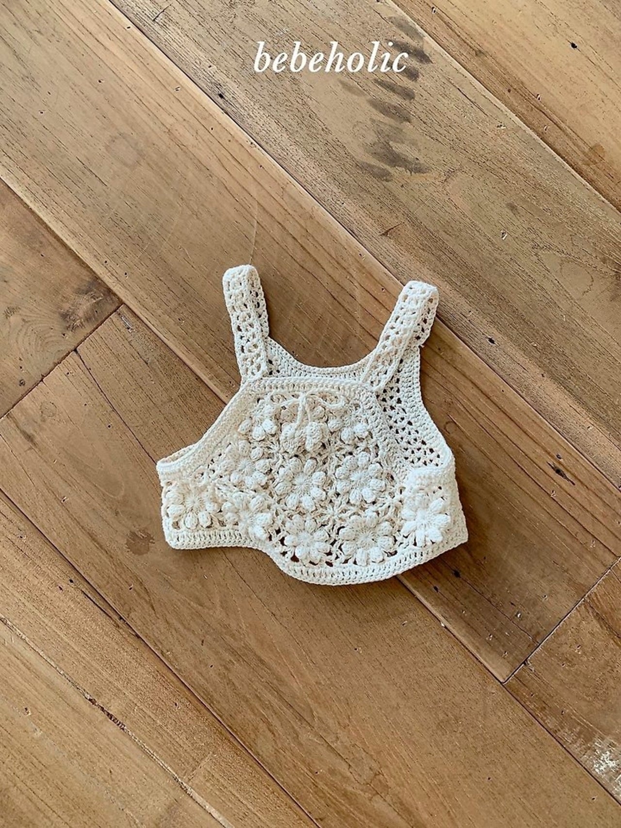 【予約】bebeholic Hand knit bustier