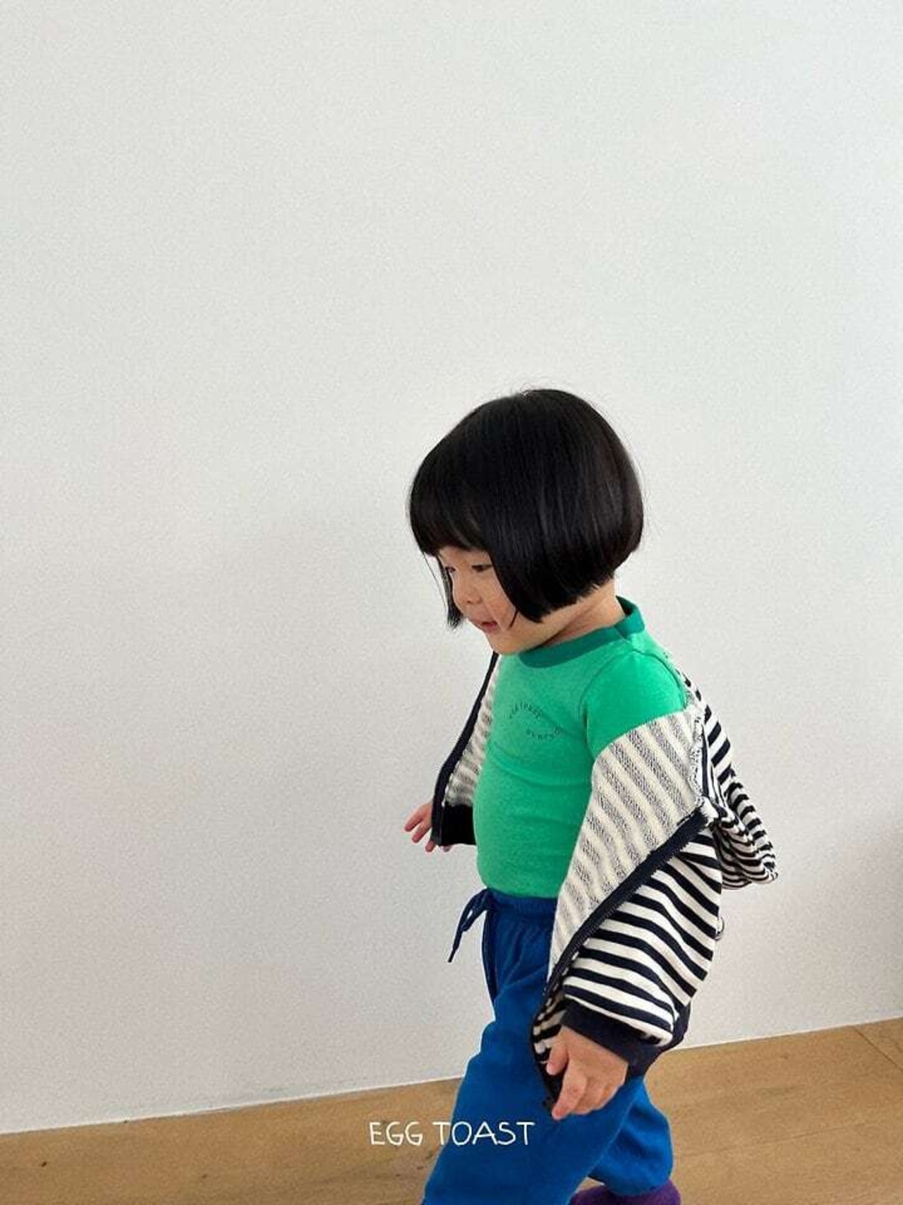 【取寄】EGG TOAST ｜サークルTシャツ｜秋服｜韓国子供服｜26/AT