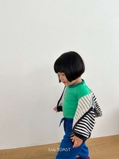 【取寄】EGG TOAST ｜サークルTシャツ｜秋服｜韓国子供服｜26/AT