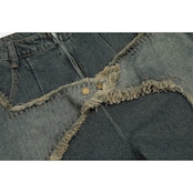 VIBE ストリート スターデニムロング パンツ P116