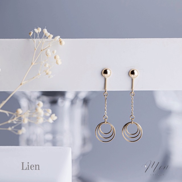 Lien チェーンイヤリング
