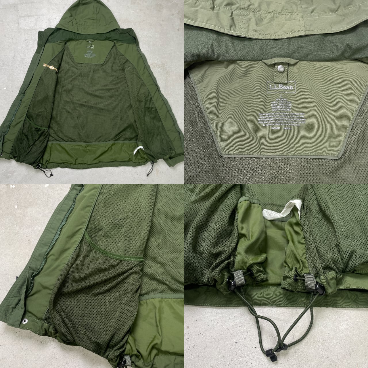 L.L.Bean エルエルビーン マウンテンパーカー メッシュライナー フード