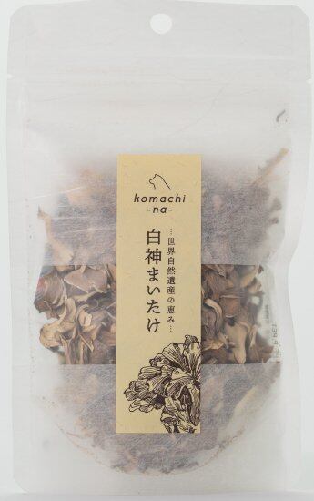 komachi-na- コマチナ 白神まいたけ 10g チップ 国産 クッキー ラスク ワッフル ペットフード ドッグフード おやつ ご褒美 犬 犬用品