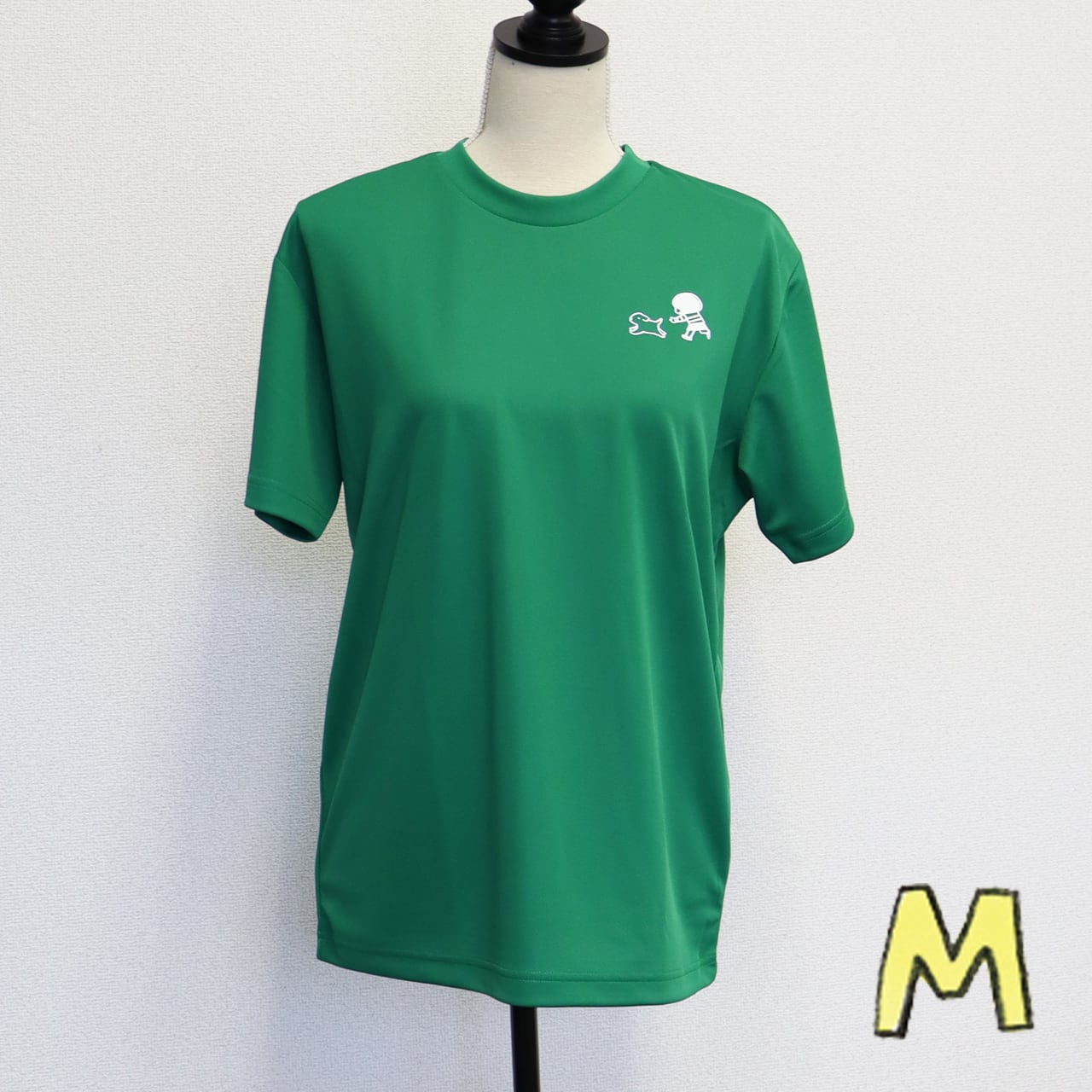 いろポチつきTシャツ グリーン | iropochi