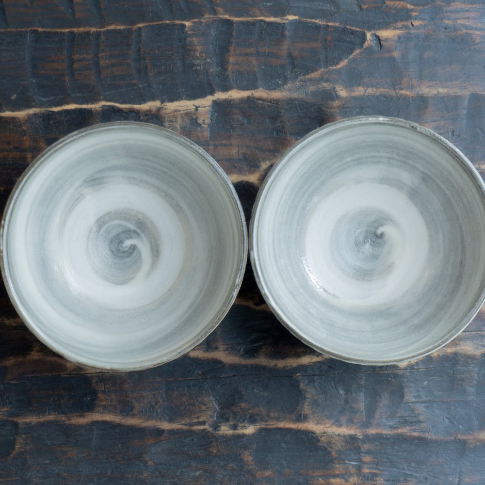 小鹿田焼 坂本創 三寸五分飯碗 刷毛目 白 | くらしのギャラリー杜の街