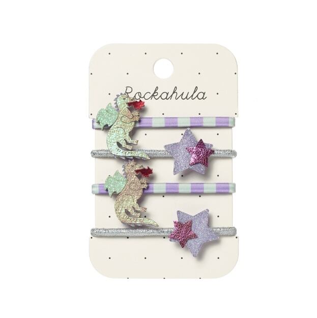 H2562P:Stardust Dragon Ponies-PURPLE