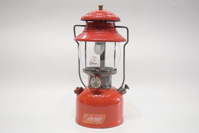 USED Works! 50s Vintage Coleman Lantern 200A "Yellow decal" 1953/5 -01647