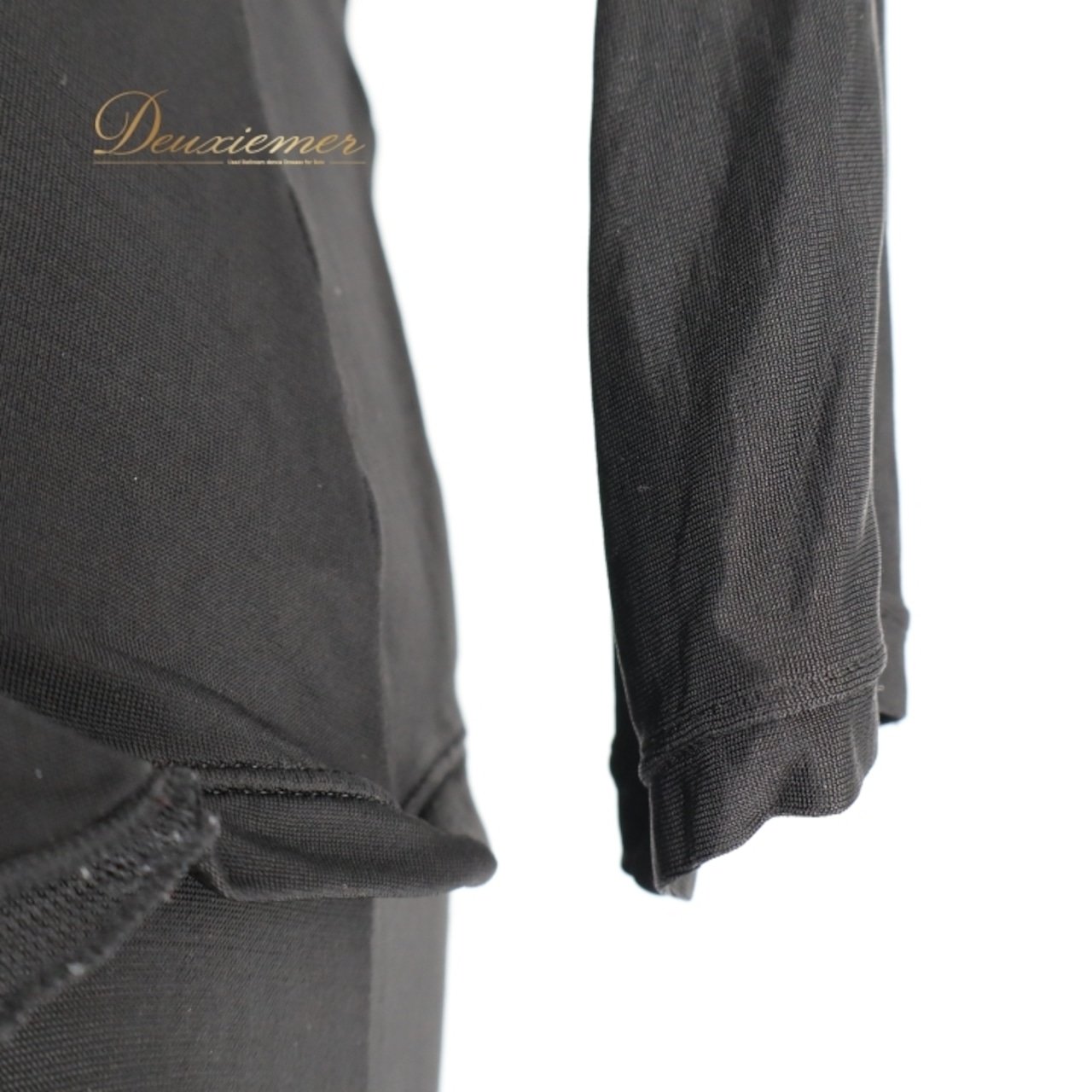 社交ダンス 衣装 ツーピース ブラック系 チャコット Chacott 無地 シンプル 黒 伸縮 ストレッチ セットアップ 上下セット 上品 日本製 パーティー かわいい ダンス衣装 イベント ステージ