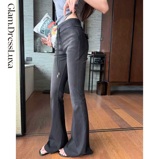 Slim Flare リラックスパンツ_P388