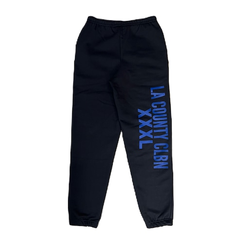 CHILI BEANS #LA County Sweat Pants Black