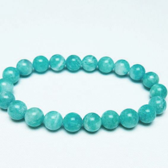 アマゾナイト ブレスレット 9mm 一点物 メール便可 [M便 1/10] 111-47713