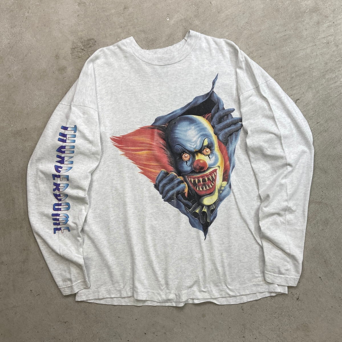 90年代 アイルランド製 THUNDERDOME DEVIL IN DISGUISE バンド ロングT