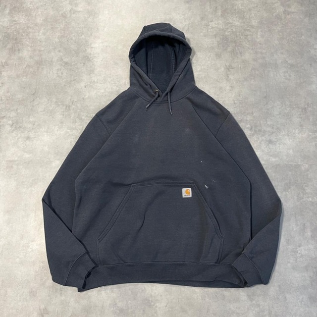 carhartt カーハート パーカー 刺繍 ペイント 黒 L 11689