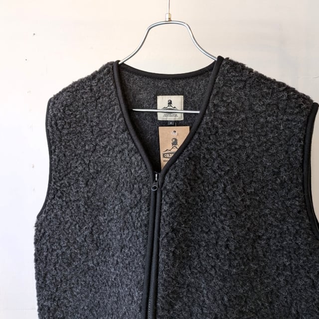 COLDBREAKER コールドブレーカー ウールZIPベスト 国内別注 （Black