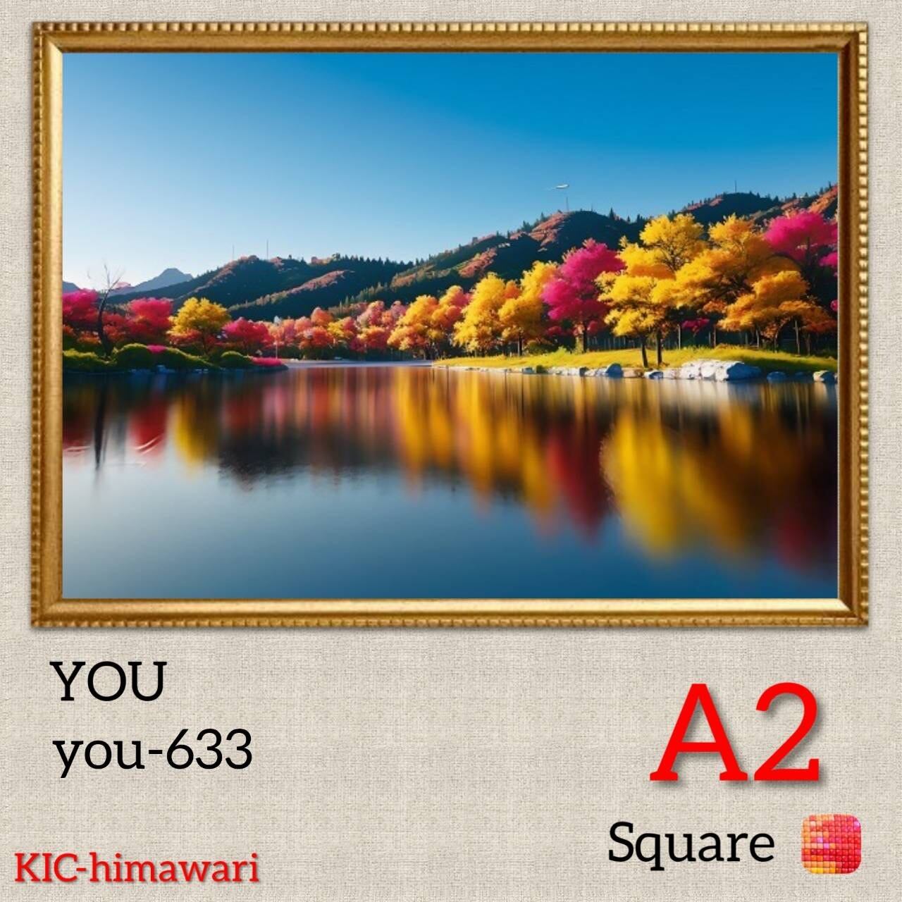 A2サイズ 四角ビーズ【you-633】ダイヤモンドアート