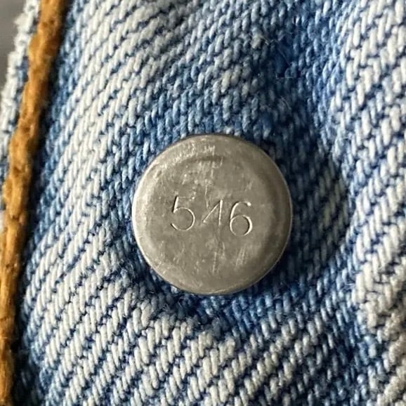 W32 L30】90's US.Levis 501 リーバイス マーフィー工場(546) ボタン裏
