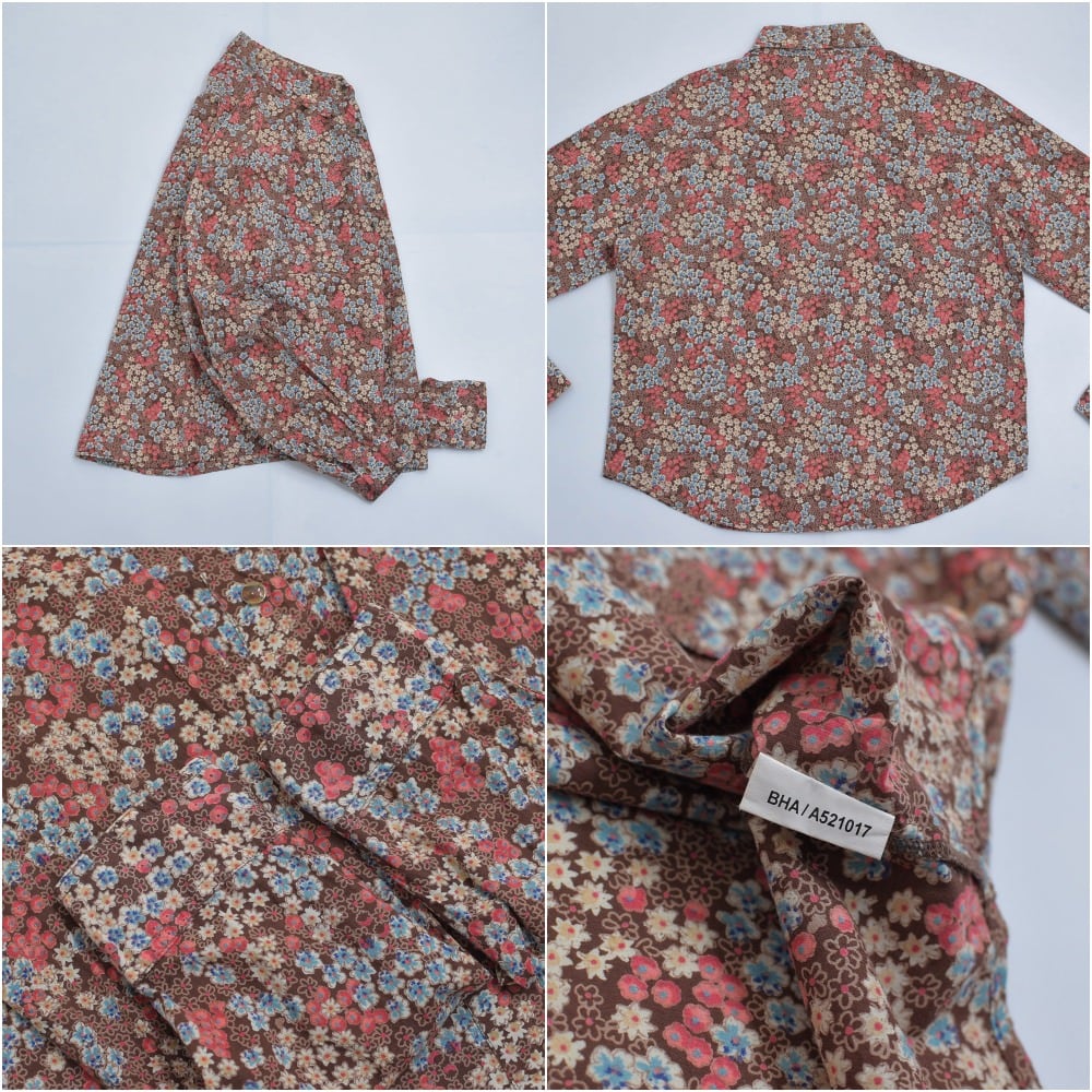 80～90s Adobe Rose リバティプリント フラワーデザイン 総柄