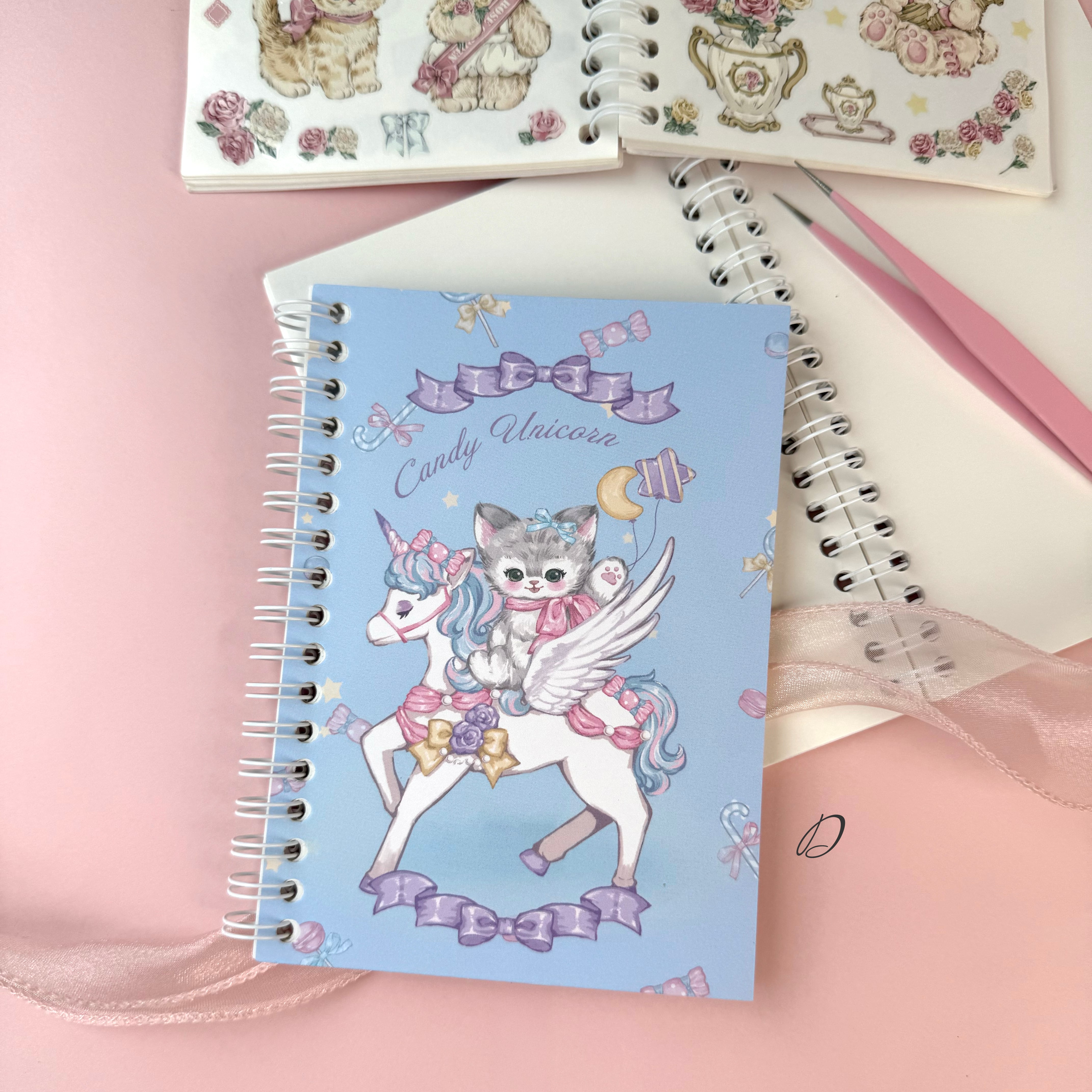 新作予約☆CHO740｜Cherish365 A6 剥離紙帳 / シール帳 Seal Book 4種