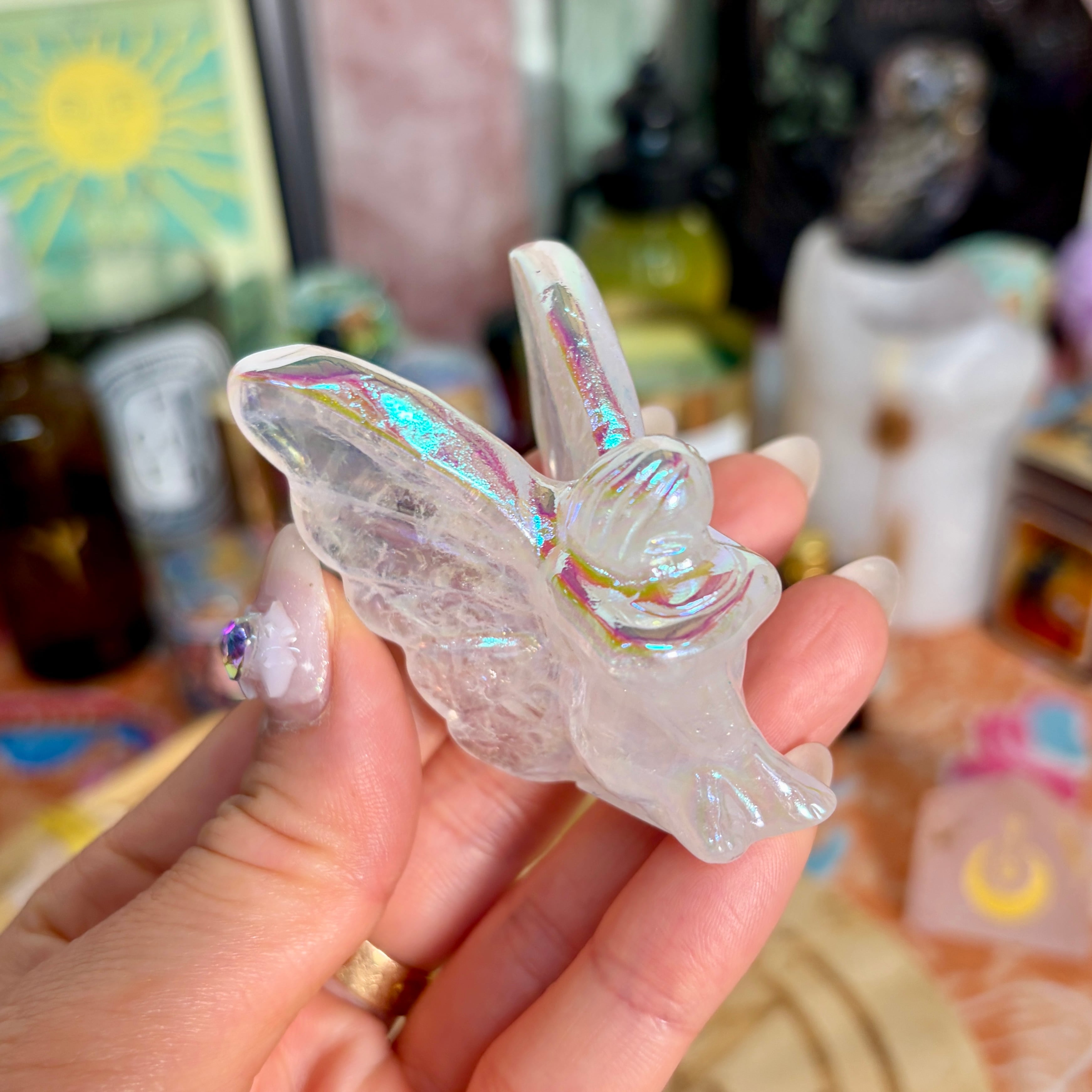魔女の祭壇】フェアリー・オーラクリスタル（水晶）B | クリスタルと