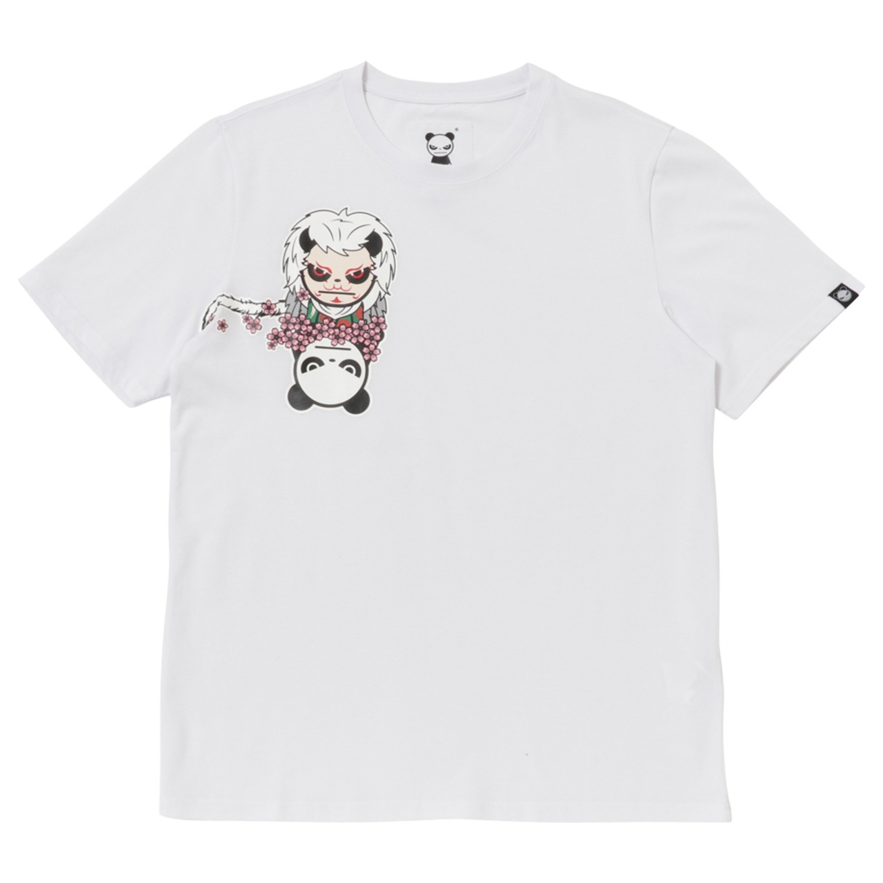 【HIPANDA ハイパンダ】メンズ Tシャツ【日本限定】MEN'S KABUKI SHORT SLEEVED T-SHIRT / WHITE・BLACK